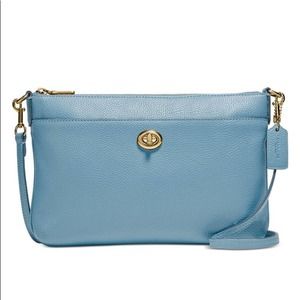 NWT COACH POLLY LEATHER CROSSBODY BAG